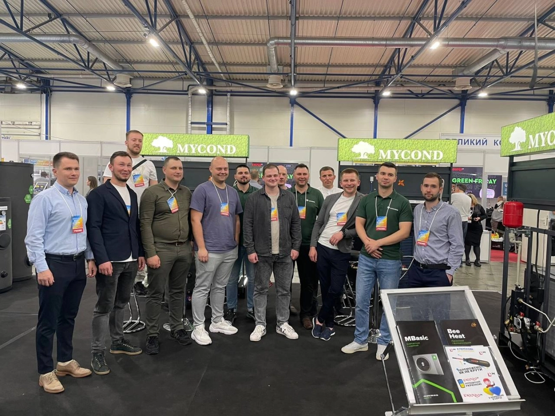 Standul Aclima prezentând soluții inovatoare HVAC la Expoziția AquaTherm Kyiv 2023.