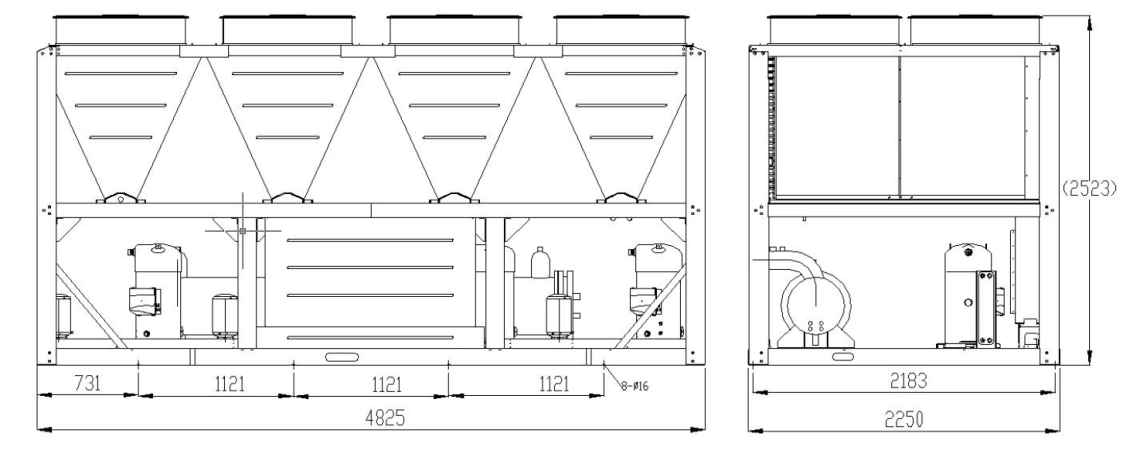 Dimensions MCU-500YHE