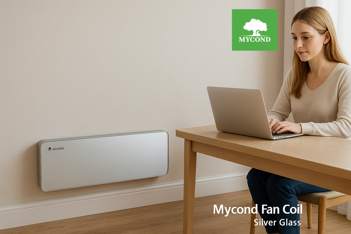 Оновлення системи опалення: від традиційних радіаторів до інноваційних фанкойлів Mycond Silver Glass