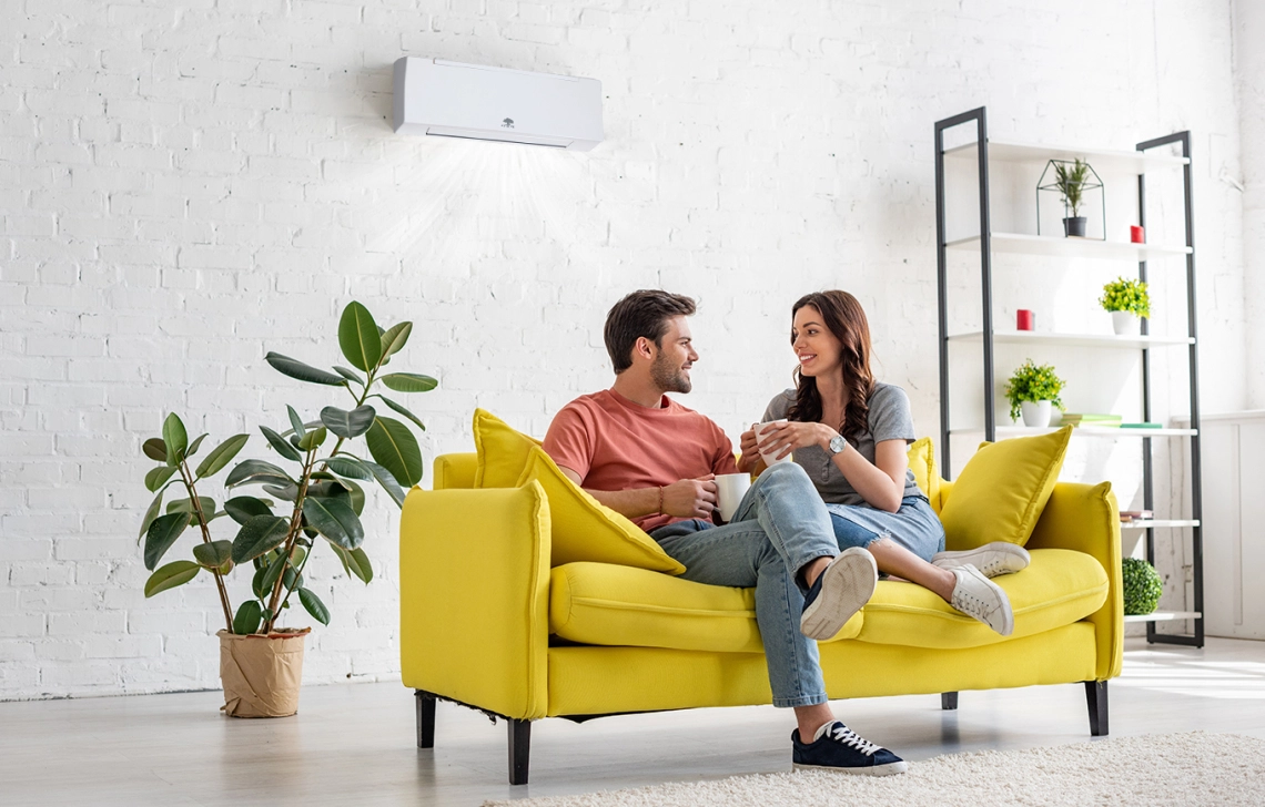 Ventilconvectoare de perete din seria MyCond FHW conectate într-o rețea Modbus.