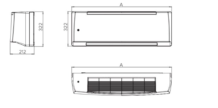 MyCond FHW Ventilconvectoare montate pe perete cu control Modbus pentru automatizarea inteligentă a locuinței.