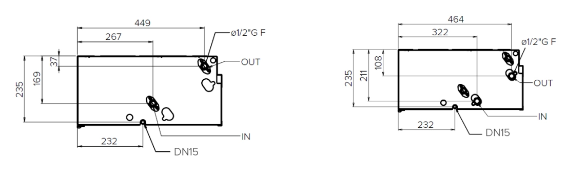 MyCond HPL Diagrama care prezintă mecanismele de distribuție și control al aerului în ventiloconvectoarele cu conducte medii ESP.