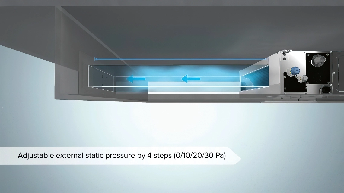 MyCond Low ESP control presiune statică externă conductă subțire 0-30 Pa