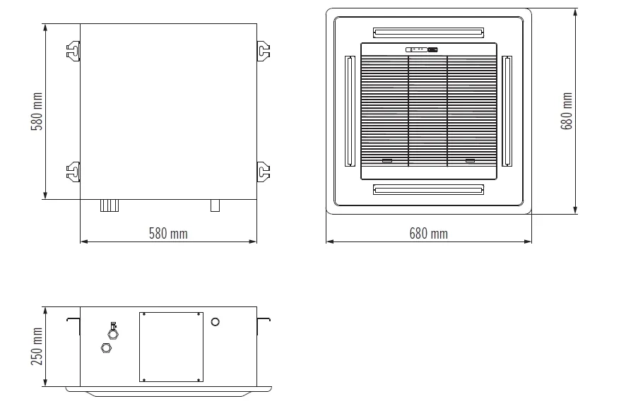 MyCond MCFK-A2/4 dimensiuni generale - 1