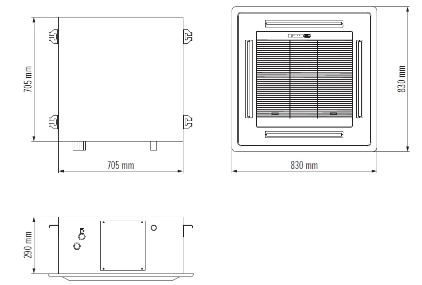MyCond MCFK-A2/4 dimensiuni generale - 2