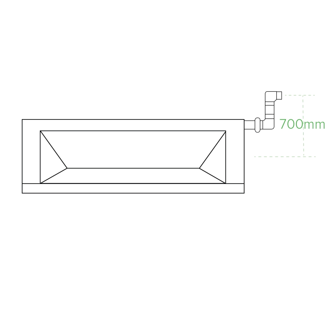 Pompa de drenaj pentru conducte MyCond Medium ESP se ridică până la 700 mm