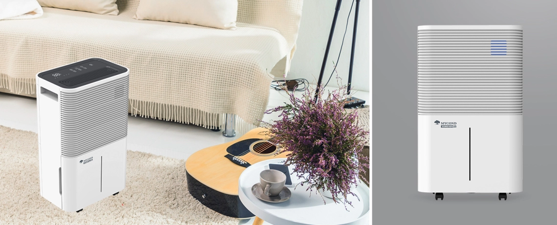 Deumidificator MyCond Roomer Hepa seria 25 cu design ecologic.
