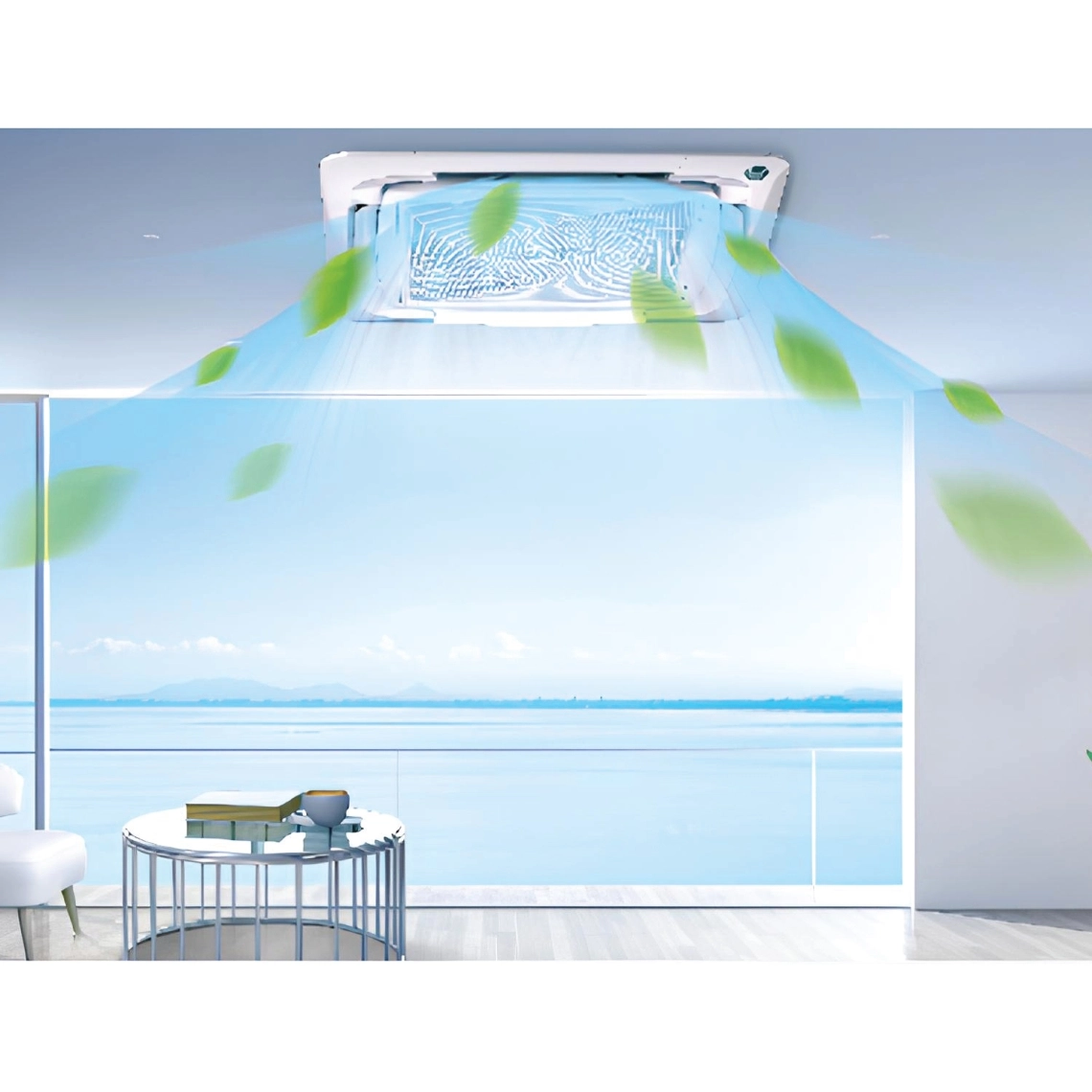 MyCond Round-way Cassette Furnizare de aer la 360 de grade în cameră