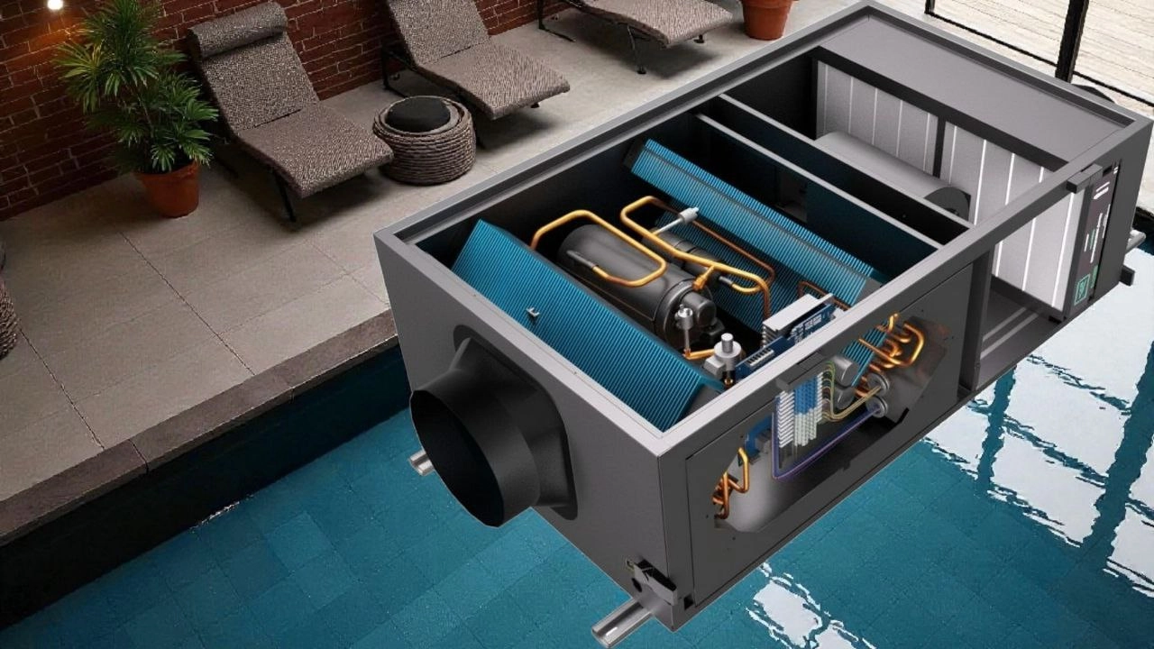 Dezumidificator duct pentru piscine activare automată Mycond MSHAC