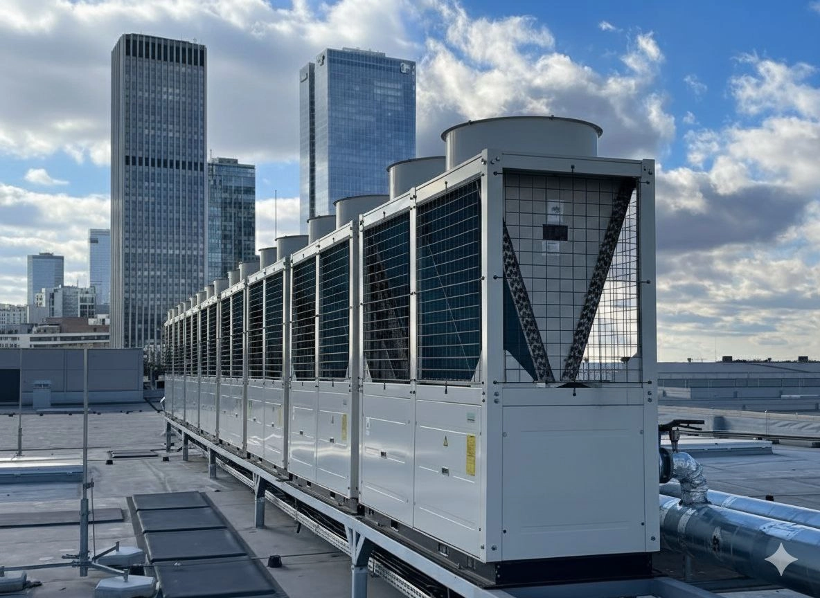Pompă de căldură modulară Mycond MCU YHE pentru operare continuă