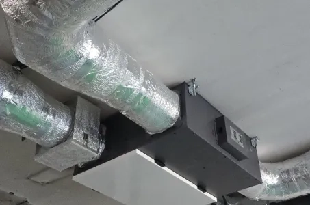 Hala de producție cu unități de ventilație cu recuperare de energie Mycond MVC700-A