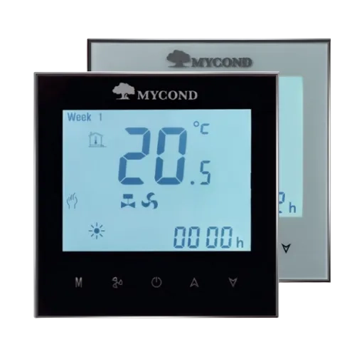 Termostat pentru ventiloconvectoare Mycond TRF-B2 alb / negru