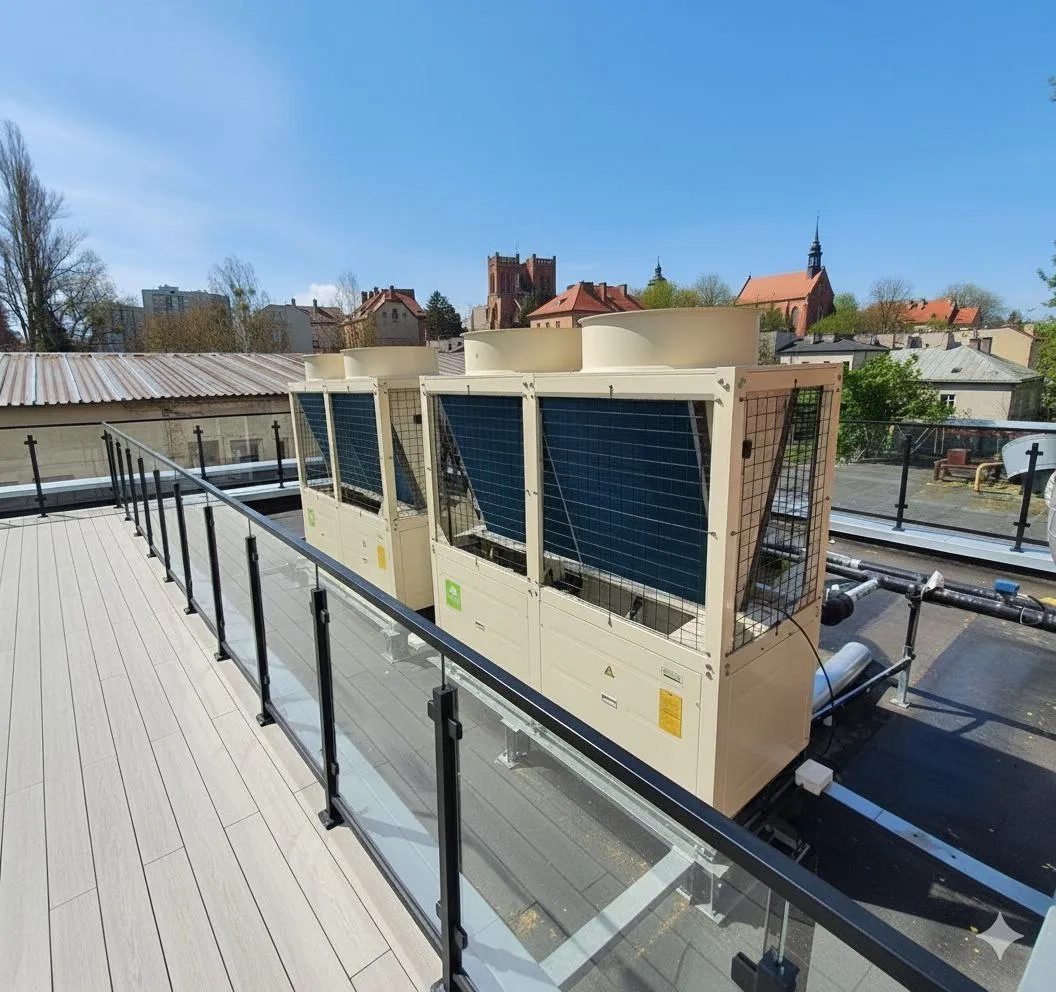 Pompe de căldură modulare pentru încălzirea hotelurilor, exemplul Mycond MCU-YHE